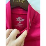 Nike  DRI-FIT Pink Long Sleeve Turtleneck Shirt Top Sz L Fuchsia Thumb Hole Photo 2