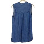 RD Style  Chambray Sleeveless Shirt Women’s size S Photo 8