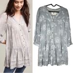 Holding Horses  Pavin Ruffle Tiered Button-Down Tunic Top Photo 1