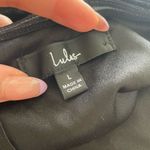 Lulus Love About It‎ Velvet Strapless Jumpsuit Size Large Black Photo 3