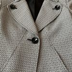 Evan Picone  black & white blazer with bell sleeves  size 4P Photo 5
