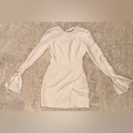 NWOT ISRAELLA KOBLA Zola Back Cutout Long Sleeve White Minidress Sz 6 Photo 5
