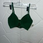Aerie Green Ribbed Bra Photo 1