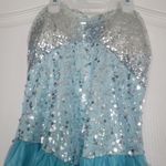 Wangezu strapless dress sequin sweetheart prom dress size small S Photo 5