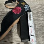 Nanette Lepore  Martina Embroidered Black Suede Leather Block Mary Jane heels 7.5 Photo 9