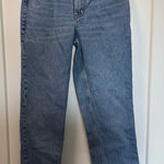 Abercrombie & Fitch  The Straight Mid Rise‎ Jean Medium Wash Curve Love 24S Photo 0