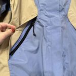 Mountain Hardwear  Conduit Ski Snowboard Jacket Blue Tan Hood Women's Size 8‎ Photo 5