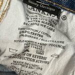 BLANK NYC The Reade Skinny Classique Jeans rayed Blue Distress Fringe Hem Size 28 Photo 7