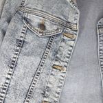 Bebe 2B  Light Blue Cropped Denim Jacket Photo 2