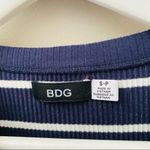 Urban Outfitters BDG by Fit & Flare Striped Short Sleeve Dress Blue Sz S… Photo 5