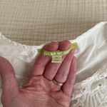 Gianni Bini  White Lace Detail Women's swim suit cover up Medium 100% cotton Photo 5