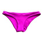 l*space by Monica Wise Sandy Classic Bikini Bottom Bright Fuchsia Women's Medium Photo 4