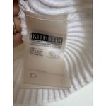 Kith  White Ribbed V Neck Tank Top Size XS Cropped Logo Classic Minimalist Chic Photo 4