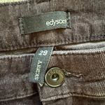 Edyson Womens Hampton Skinny Corduroy Pants Size 29 Dark Grey/Charcoal NWT Gray Photo 1