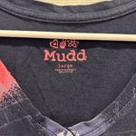 Mudd Juniors Tee Black Peace Love Hope Graffiti Size Large Y2k Photo 2