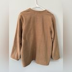 VTG Bonnie Evans Floral Embroidered Cardigan Sweater Button Down Tan Soft Size L Brown Size L Photo 3