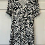 Boden USA Boden V-Neck Jersey Dress Midnight Garden Tropic Foliage Womens Size 12 Photo 0