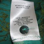 Vanessa Virginia 4 Silk Birds Long Sleeved Square Neck Top Green Photo 5