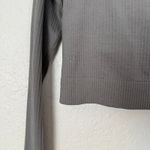 Lululemon Ebb to Street Long Sleeve Shirt Gull Grey Size 10 Photo 3