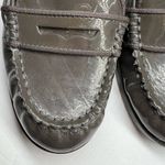 Lauren Ralph Lauren gray leather loafers slip ons 7B preppy casual business work Size 7 Photo 10
