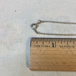 Tigers Eye Teardrop Pendent on Silver Toned Chain Necklace Gold Photo 4