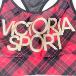 Victoria's Secret Victoria Sport Red Plaid Sports Bra Sz S Photo 1