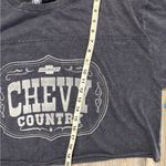 General Motors Chevy Country Gray Crop Top Size Large NWT Photo 2