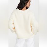 Free People  Dream Cable Crewneck Sweater Photo 2
