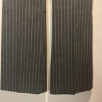 Club Monaco - Wool Blend Flare Grey Stripe Pattern Dress Pants Slacks- Size 6 Photo 4