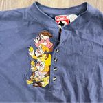 Disney  Vintage Snow White 7 Dwarfs Henley Top Photo 1