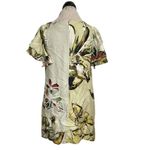 Ali Ro Womens Dress Sz 6 Green Floral Short Sleeve Garden Party Botanical Boho Photo 3