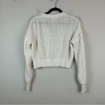 Urban Outfitters  | White Button Front Cropped Length Cardigan Size Small Photo 5