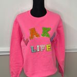 Port & Company Lake Life Hot Pink Sweatshirt Size Small Photo 0
