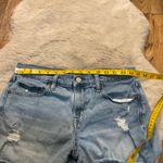 Gap  Shorts 3"‎ Inseam Size 29 Denim Raw Hem Light Distressed Womens Light Wash Photo 3