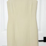Escada Couture 100% Silk Sheath Dress Ivory Cream EU 38 US M Quiet Luxury Size undefined Photo 0