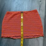 Urban Outfitters  Micro Mini Skirt Neon Orange Purple XS Stretchy Photo 7