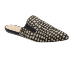 Jenni Kayne NWT  Pony Hair Mules in Black Honey Giraffe size‎ 7 Photo 1