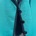 Jones Studio  Teal Blazer with Black Accents Photo 8