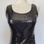 Capezio Solid Black Carpezio Collection Full Sequin Backless Dress Photo 3