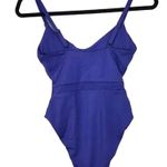 ANDIE NWT  The Samoa Cutout OnePiece Swimsuit Removable Cups XL Lapis Purple Photo 4