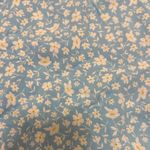 ZARA  X-Small Baby Blue Ditsy Floral Short Puff Sleeve Ruffle Maxi Dress Long Photo 2