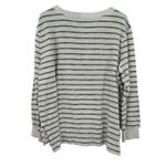Loft Outlet Lounge Size Large Striped Long Sleeve Pullover Sweatshirt Sweater Photo 1