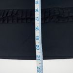 Diane Von Furstenberg  Womens Pencil Straight Skirt Pleated Ruffle Black Size 2‎ Photo 5