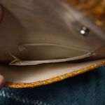 Woven Straw Clutch Tan Photo 8