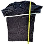 Apostrophe   Brown Sweater Large Rayon Nylon Blend V-Neck  3/4 Sleeves Photo 3