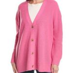 Electric & Rose Cardigan wool cashmere knit womens Pink small oversized everyday Photo 0