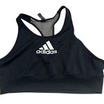 Adidas  Sports Bra Plus Size 2XL Curvy Black Athleisure Yoga Workout Active Mesh Photo 0