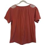 Soft Surroundings Dahila Crochet Lace Short Statement Sleeve Blouse small Photo 1