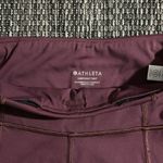 Athleta  lightning stash pocket tight antique burgundy , XS Photo 4