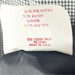 MISTY LANE Vintage Black And White Full Button Long Lined Blazer Dress, Size 10 Photo 4